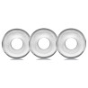 Oxballs Pack de 3 mini cockrings Oxballs transparents